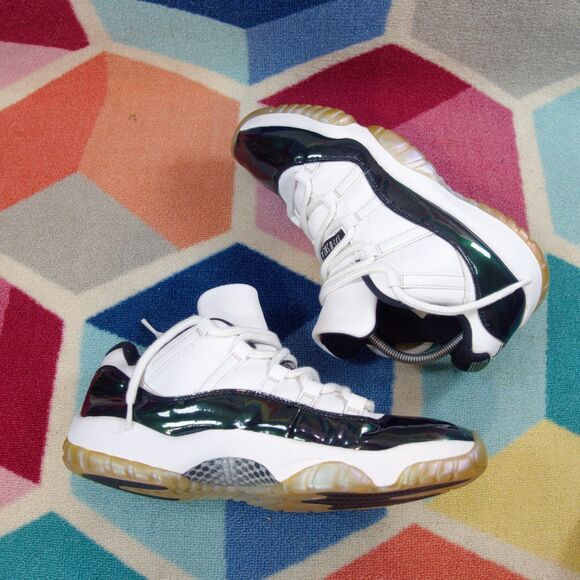 Nike Air Jordan 11 Retro Low  Emerald/White Sneakers‎ (528896-145)Sz 12 main image 5